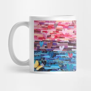 Bi Pride and Hearts Mug